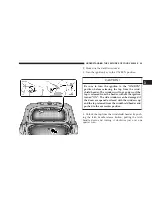 Preview for 55 page of Chrysler Crossfire SRT6 Instruction Manual