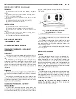 Preview for 584 page of Chrysler Dodge Caravan 2002 Manual