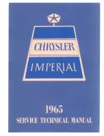 Chrysler Imperial 1965 Service – Technical Manual preview