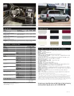 Предварительный просмотр 2 страницы Chrysler TOWN & COUNTRY 2009 Specification