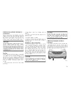 Предварительный просмотр 116 страницы Chrysler Voyager 2001 Operating Information Manual