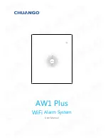 Chuango AW1 Plus User Manual предпросмотр