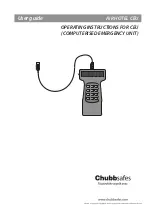 Предварительный просмотр 1 страницы Chubbsafes AIR HOTEL CEU Operating Instructions Manual