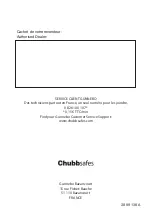 Preview for 24 page of Chubbsafes CUSTODIAN Quick User Manual