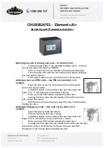 Chubbsafes Elements Air Operating And Changing Instructions preview