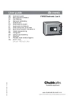 Предварительный просмотр 1 страницы Chubbsafes FIRE Electronic Lock User Manual