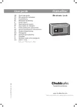 Chubbsafes HomeStar User Manual preview