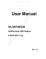 Предварительный просмотр 1 страницы Chung Nam Electronics WLANTUBGM User Manual