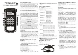 CHY 502A1 Operator'S Manual preview