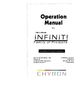 Chyron infinit! series Operation Manual preview