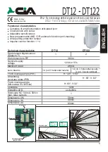 Preview for 5 page of CiA DT12 Handbook For The Customer