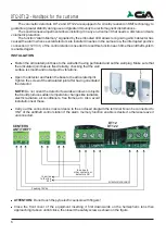 Preview for 6 page of CiA DT12 Handbook For The Customer