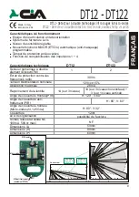 Preview for 9 page of CiA DT12 Handbook For The Customer