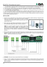 Preview for 14 page of CiA DT12 Handbook For The Customer