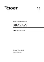 CIAAT BRAVA21 Operation Manual preview
