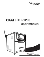 CIAAT CTP-3010 User Manual предпросмотр