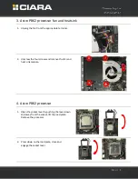 Предварительный просмотр 6 страницы Ciara Astro PB62 Disassembly Manual