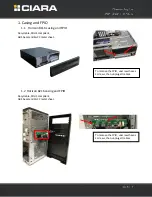 Preview for 4 page of Ciara Horizon 8116 Disassembly Manual