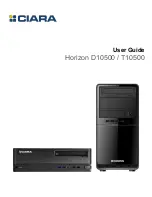 Ciara Horizon D10500 User Manual предпросмотр