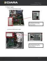 Предварительный просмотр 6 страницы Ciara Horizon D10750 Disassembly Manual