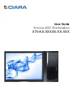 Preview for 1 page of Ciara Kronos 600 X79-KA SERIES User Manual