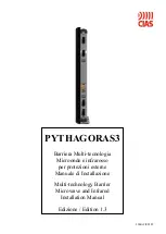 CIAS Elettronica S.r.l. PYTHAGORAS3 Manual предпросмотр