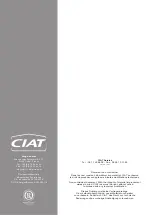 Preview for 20 page of CIAT CLIMRACK Instruction Manual