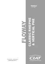 CIAT FLOWAY CLASSIC PHE Manual preview