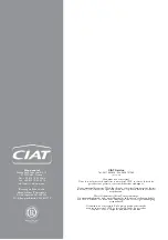 Preview for 120 page of CIAT Magister 2 CW 12 Installation, Operation, Commissioning, Maintenance