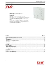 CIAT RBW205 Technical Brochure предпросмотр