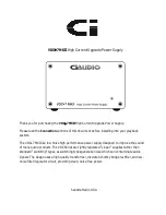 Preview for 1 page of CIAudio VDC 7 MKII Quick Start Manual