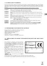 Preview for 19 page of CIBIN ALASKA 130VTN User And Maintenance Manual