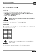 Preview for 39 page of Cibo Finimaster Manual