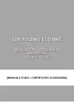 Предварительный просмотр 1 страницы Cicli Esperia 1281 Instruction Manual