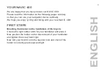 Preview for 3 page of Ciclo NAVIC 400 Quick Manual