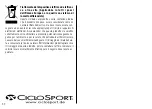 Preview for 53 page of CICLOSPORT CicloPuls CP 11 L Owner'S Manual