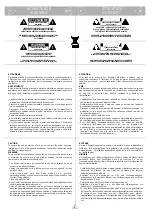 Preview for 3 page of Cicognani INDY BASS AMP 800H Operating Manual