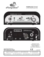 Cicognani PowerLoad RS200E Operating Manual preview