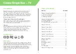 Preview for 3 page of Cideko Simple Box User Manual