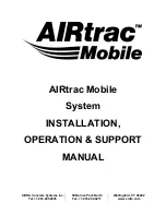 Preview for 1 page of CiDRA AIRtrac Installation, Operation & Support Manual