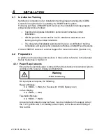 Preview for 15 page of CiDRA SMART HATCH Installation & Operation Manual