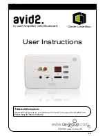 Preview for 1 page of CIE-Group AVID2 User Instructions