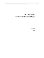 CIG ONT M-97RG2 Hardware Installation Manual предпросмотр