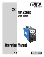 CIGWELD 2RT TRANSMIG Operating Manual preview