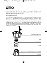 Preview for 2 page of Cilio 341300 Operating Instructions Manual