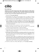 Preview for 18 page of Cilio 341300 Operating Instructions Manual