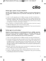 Preview for 27 page of Cilio 341300 Operating Instructions Manual