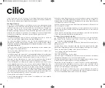 Preview for 2 page of Cilio 491234 Operating Instructions Manual