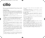 Preview for 6 page of Cilio 491234 Operating Instructions Manual