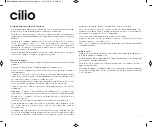 Preview for 15 page of Cilio 491234 Operating Instructions Manual